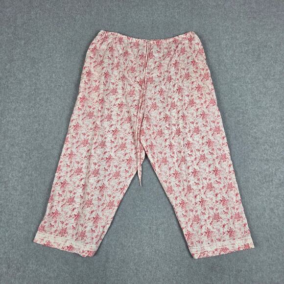 Laura Ashley Medium Sleeveless Floral 2 piece Pajama Set - Picture 4 of 16